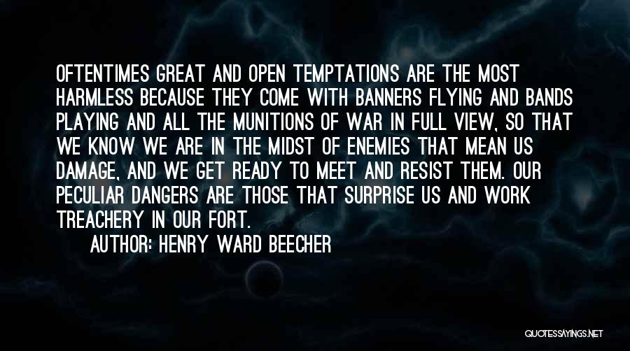 Banners Quotes By Henry Ward Beecher