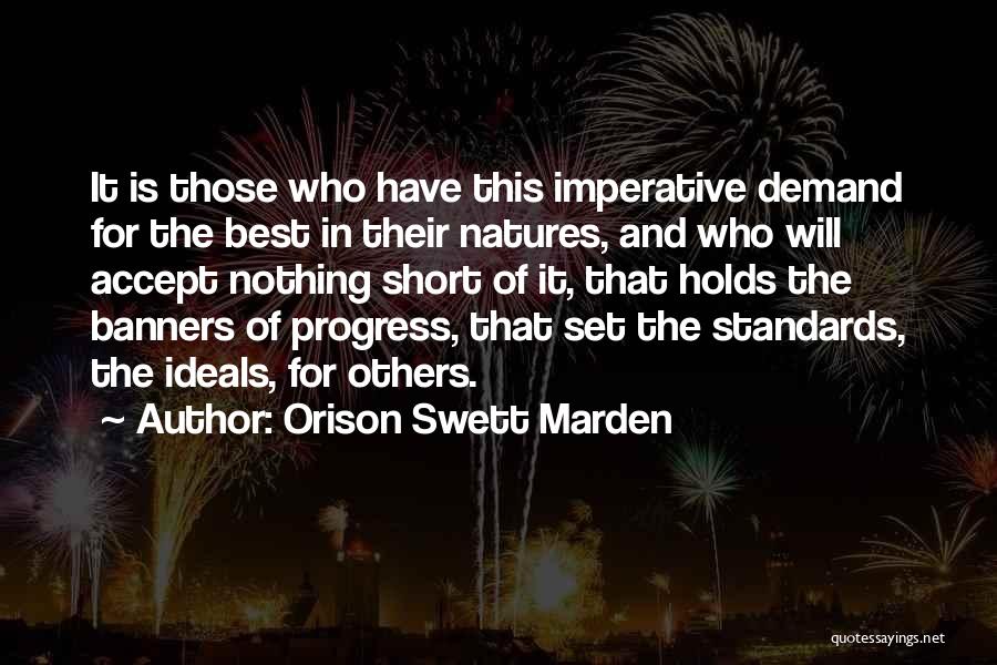 Banners Quotes By Orison Swett Marden