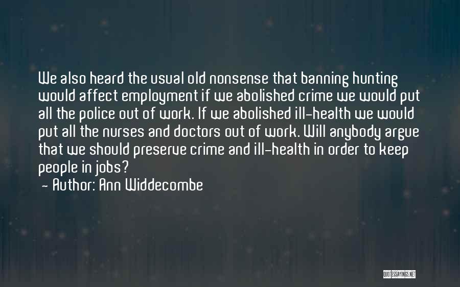 Banning Quotes By Ann Widdecombe