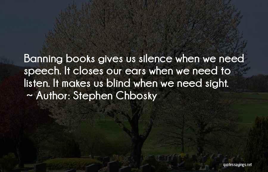 Banning Quotes By Stephen Chbosky