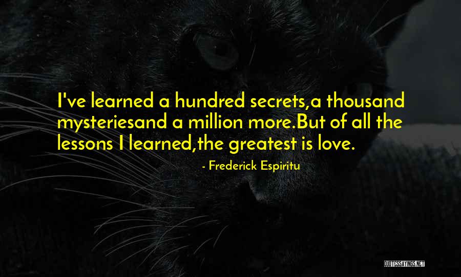 Bannisters Hiawassee Quotes By Frederick Espiritu Bannisters Hiawassee Quotes By Frederick Espiritu