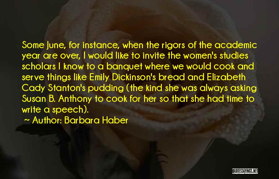 Banquet Quotes By Barbara Haber