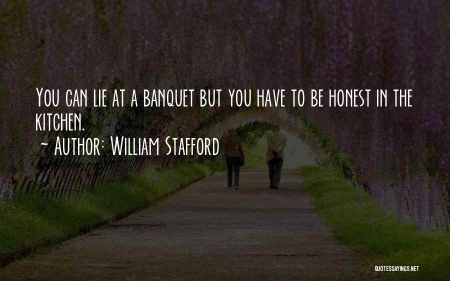 Banquet Quotes By William Stafford