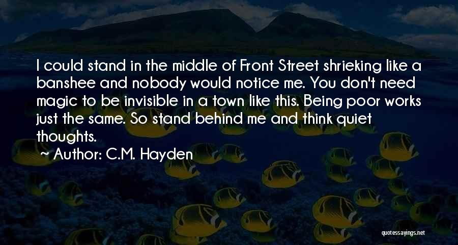 Banshee Quotes By C.M. Hayden