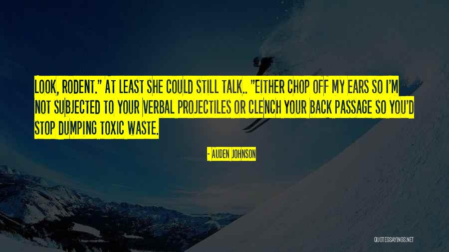 Banter Quotes By Auden Johnson Banter Quotes By Auden Johnson