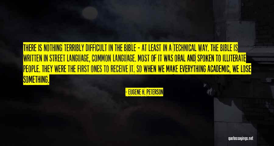 Banuelos Quotes By Eugene H. Peterson Banuelos Quotes By Eugene H. Peterson