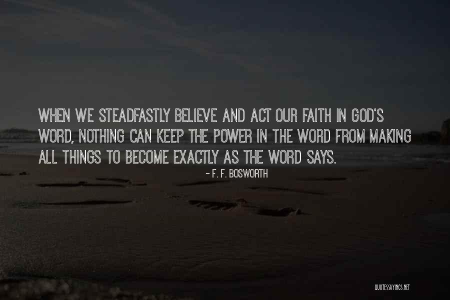 Banyak Bicara Quotes By F. F. Bosworth Banyak Bicara Quotes By F. F. Bosworth