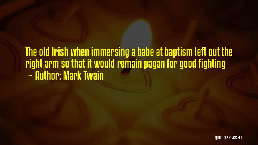 Baptism For A Baby Quotes By Mark Twain