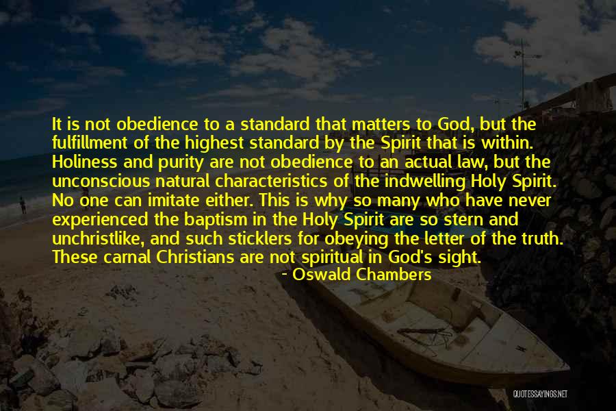 Baptism Of The Holy Spirit Quotes By Oswald Chambers