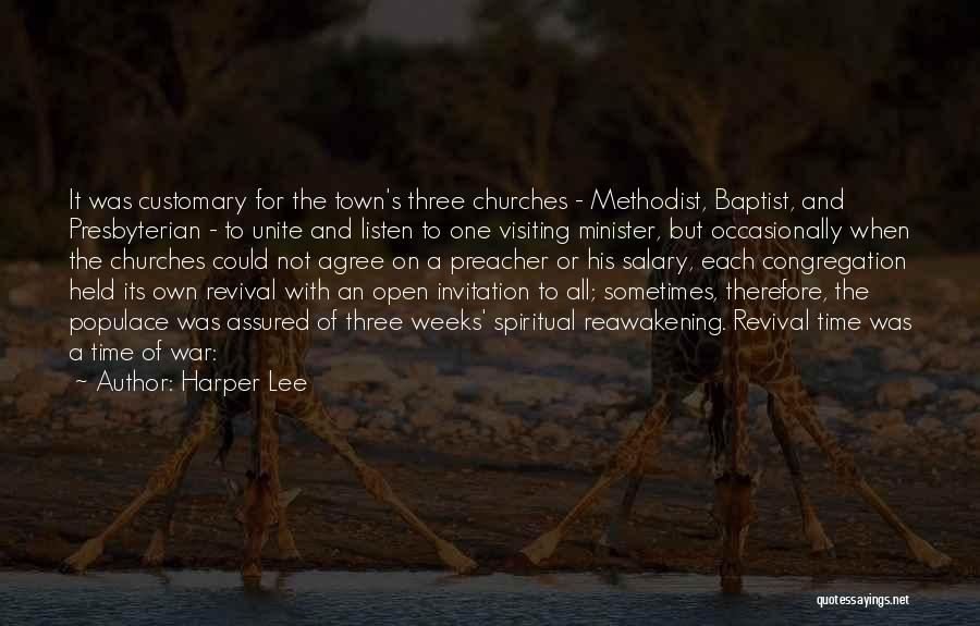 Baptist Preacher Quotes By Harper Lee
