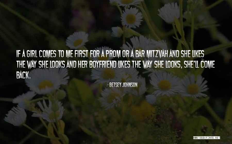 Bar Mitzvah Quotes By Betsey Johnson