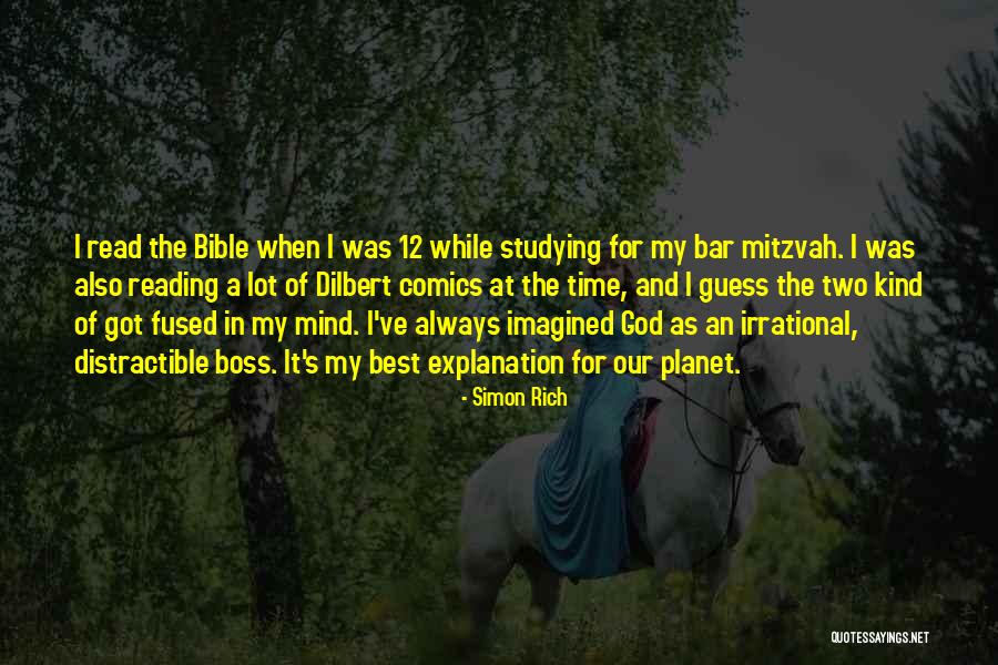 Bar Mitzvah Quotes By Simon Rich