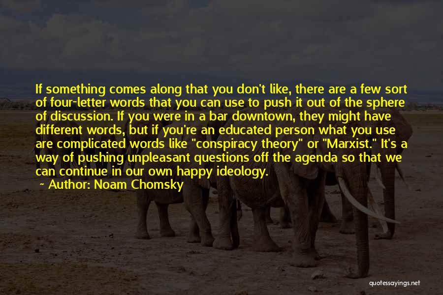 Bar Quotes By Noam Chomsky