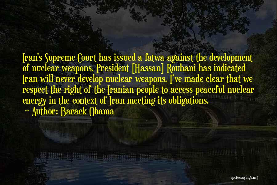 Barack Obama Nuclear Weapons Quotes By Barack Obama