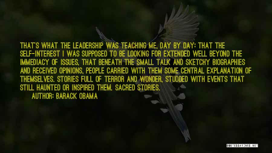 Barack Obama Small Quotes By Barack Obama