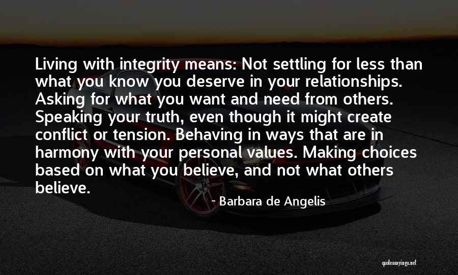 Barbara Angelis Quotes By Barbara De Angelis