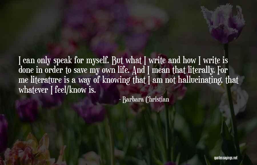 Barbara Christian Quotes 2192811