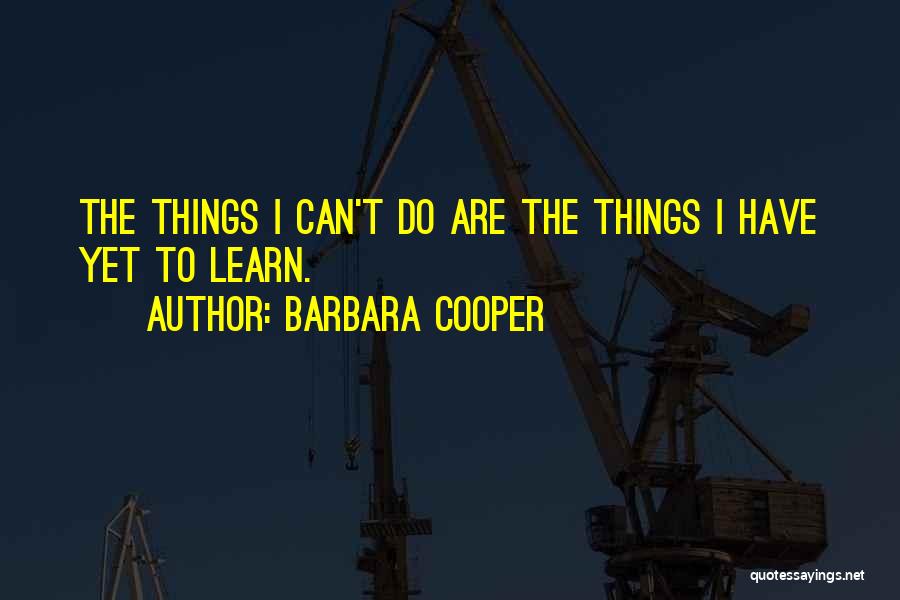 Barbara Cooper Quotes 878029