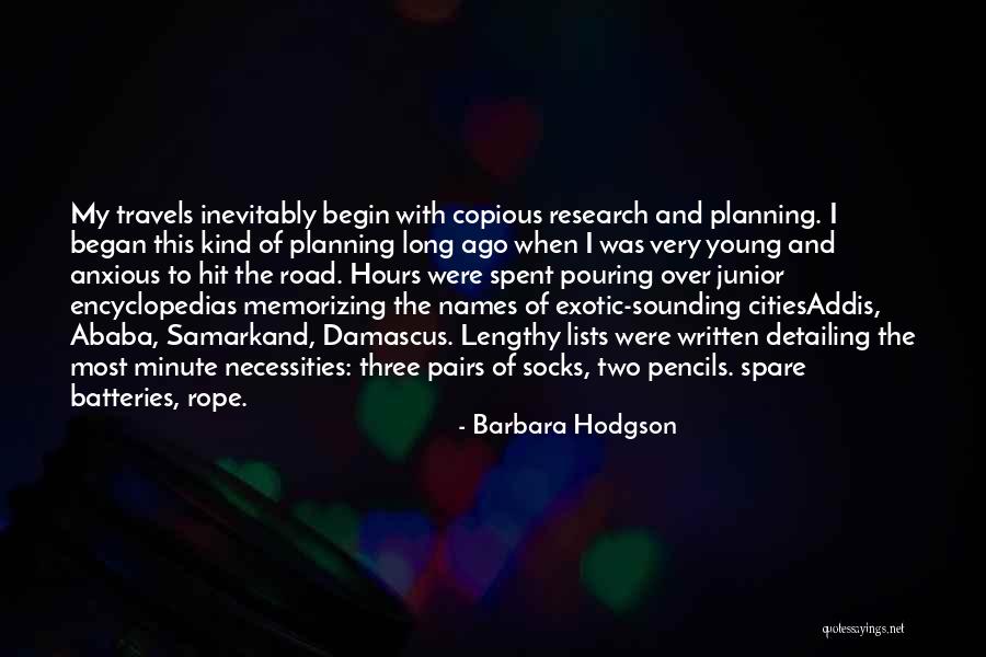 Barbara Hodgson Quotes 1800721