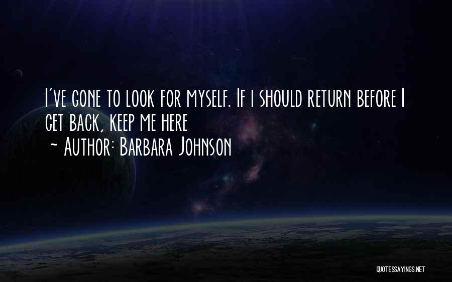 Barbara Johnson Quotes 1774540