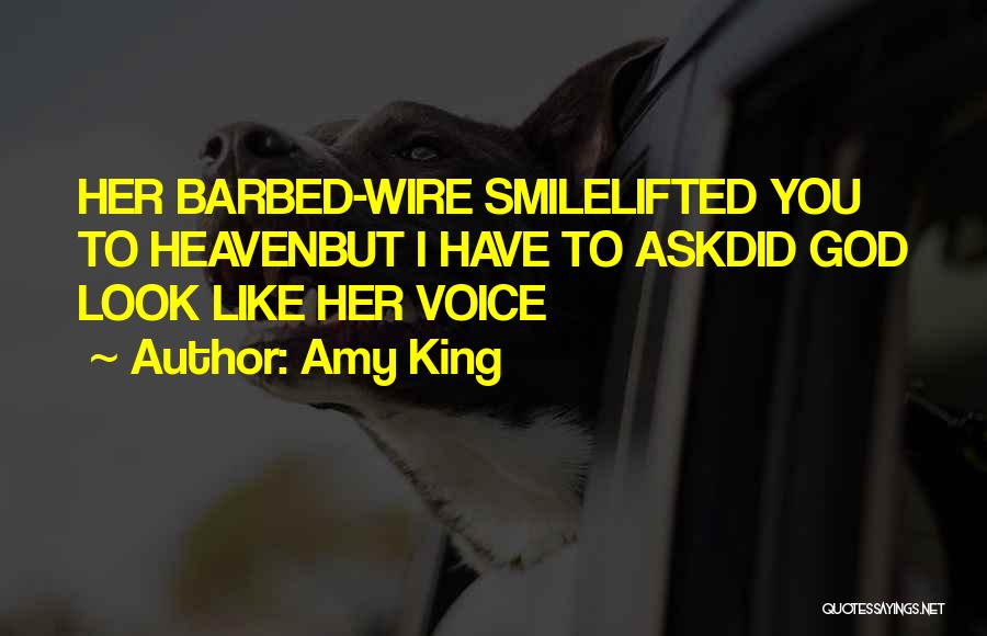 Barbed Wire Quotes By Amy King