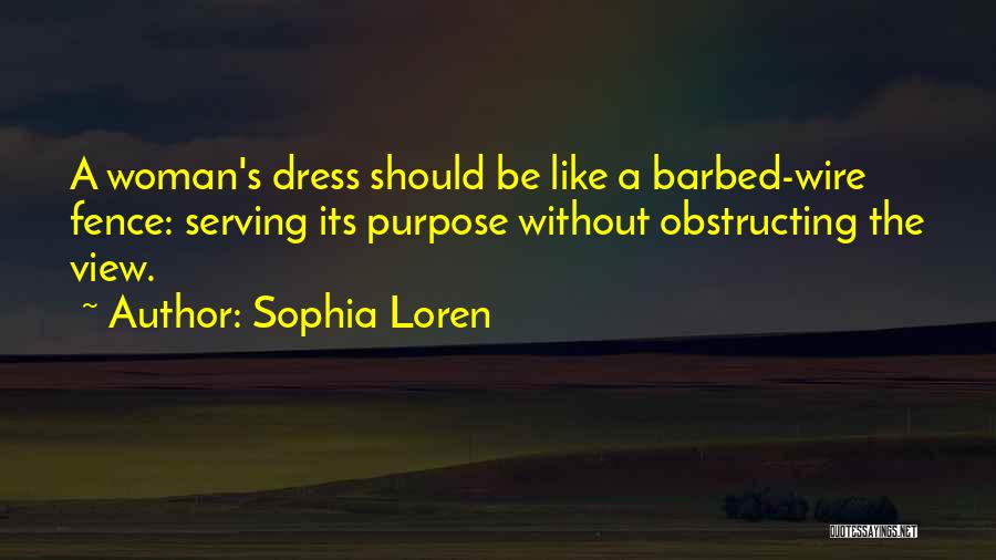 Barbed Wire Quotes By Sophia Loren