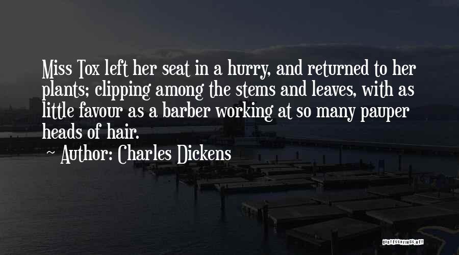 Barber Quotes By Charles Dickens