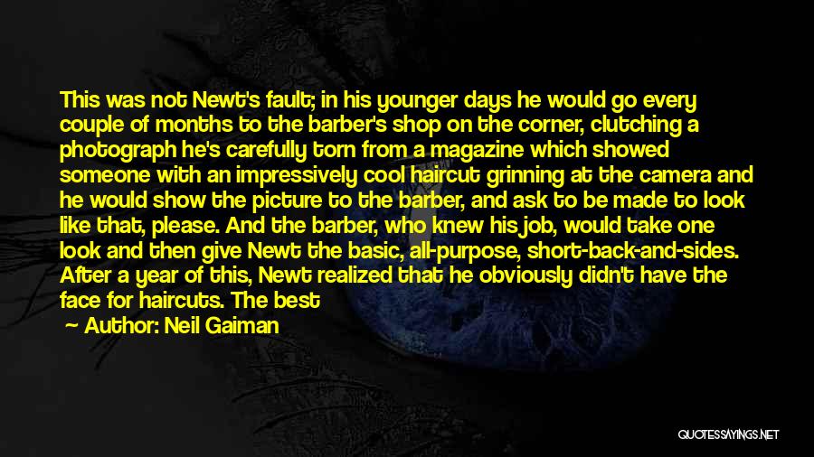 Barber Quotes By Neil Gaiman