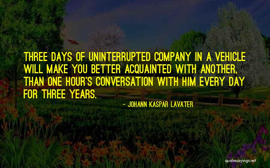 Barbosa Lake Quotes By Johann Kaspar Lavater Barbosa Lake Quotes By Johann Kaspar Lavater