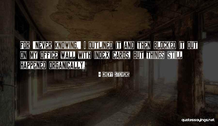Barcap Agg Quotes By Chevy Stevens Barcap Agg Quotes By Chevy Stevens