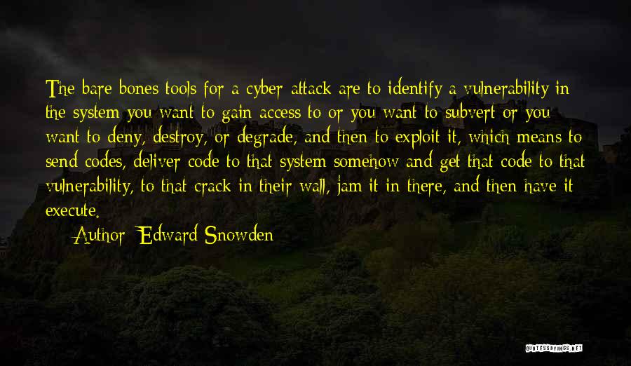 Bare Bones Quotes By Edward Snowden