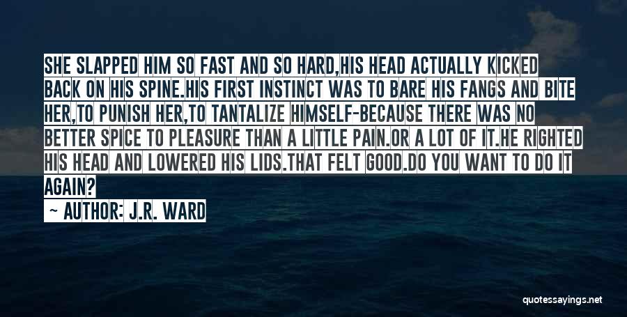 Bare Pain Quotes By J.R. Ward