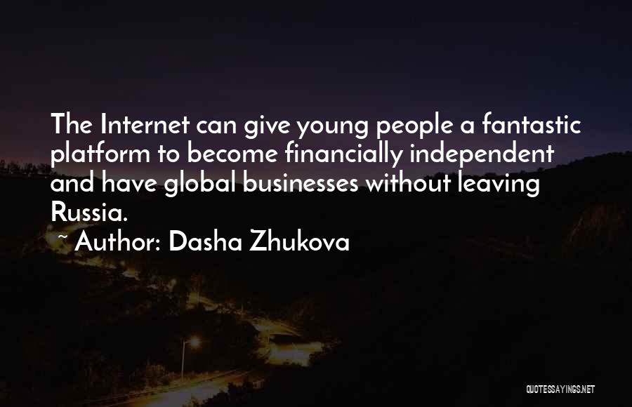 Bareis Agent Quotes By Dasha Zhukova