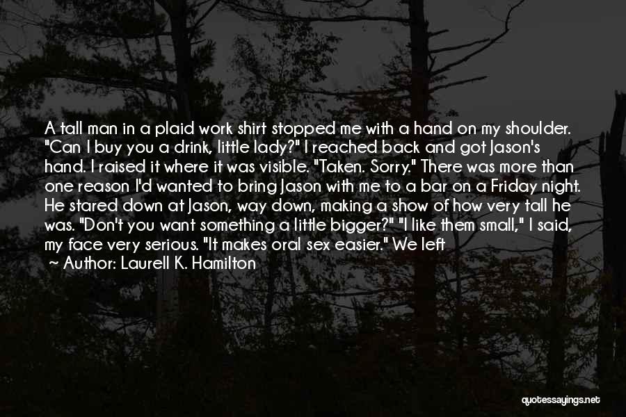 Barely Holding On Quotes By Laurell K. Hamilton