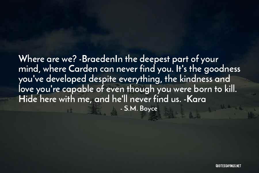 Baresto Quotes By S.M. Boyce Baresto Quotes By S.M. Boyce