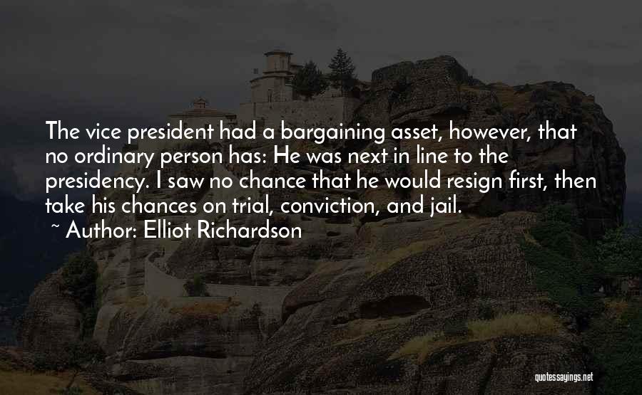 Bargaining Quotes By Elliot Richardson