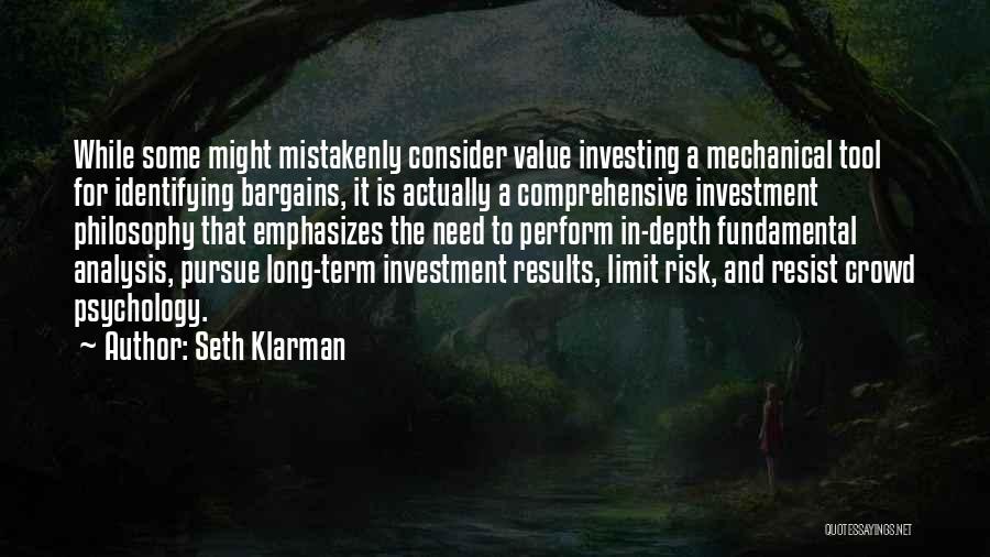 Bargains Quotes By Seth Klarman