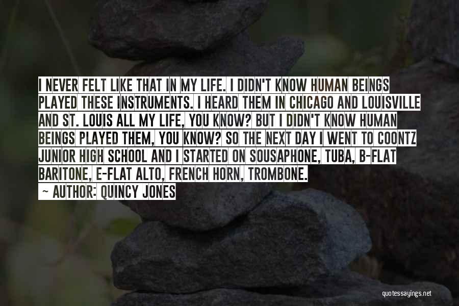 Baritone Horn Quotes By Quincy Jones