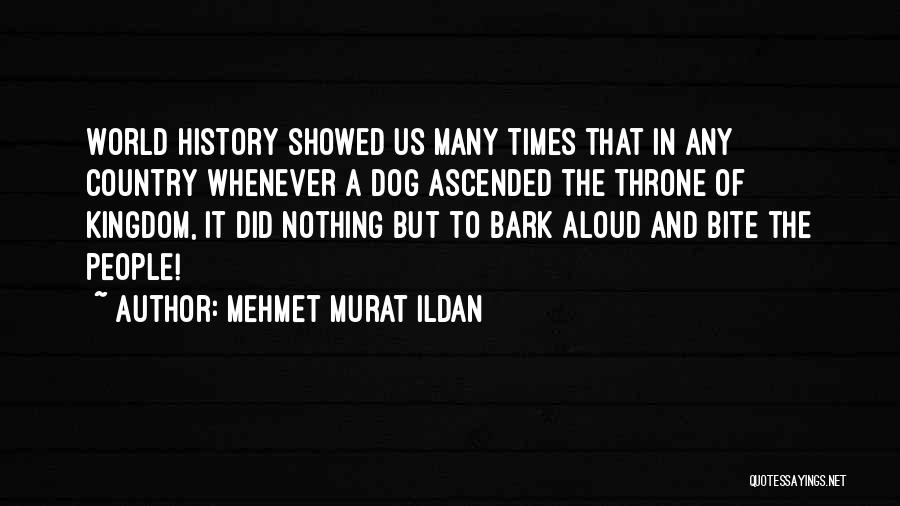 Bark Bite Quotes By Mehmet Murat Ildan
