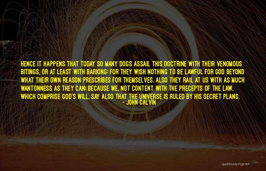 Barking Dogs Quotes By John Calvin Barking Dogs Quotes By John Calvin