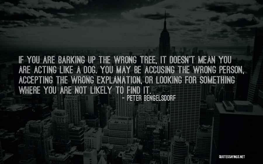 Barking Up Quotes By Peter Bengelsdorf Barking Up Quotes By Peter Bengelsdorf