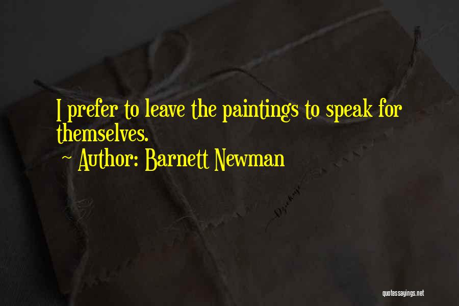 Barnett Newman Quotes 294541