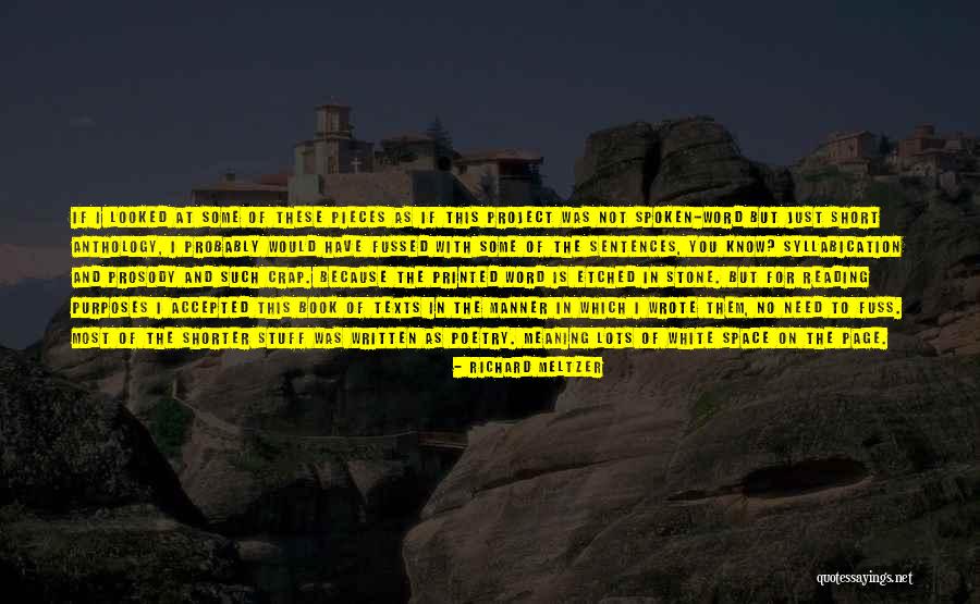 Barnholtz S Quotes By Richard Meltzer Barnholtz S Quotes By Richard Meltzer