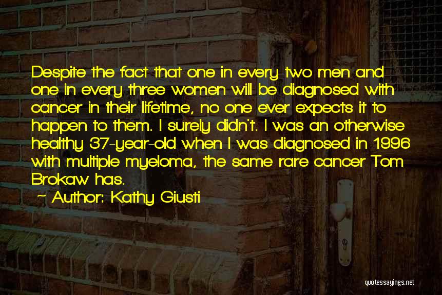Baronet China Quotes By Kathy Giusti