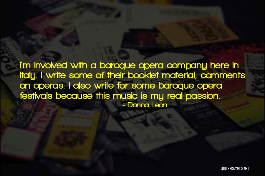 Baroque Music Quotes By Donna Leon