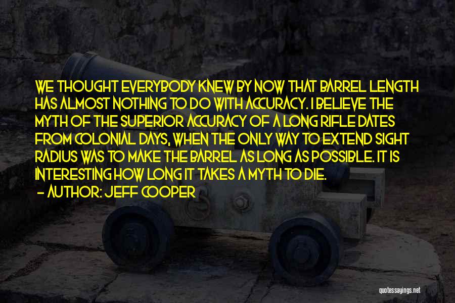 Barrel Of A Gun Quotes By Jeff Cooper