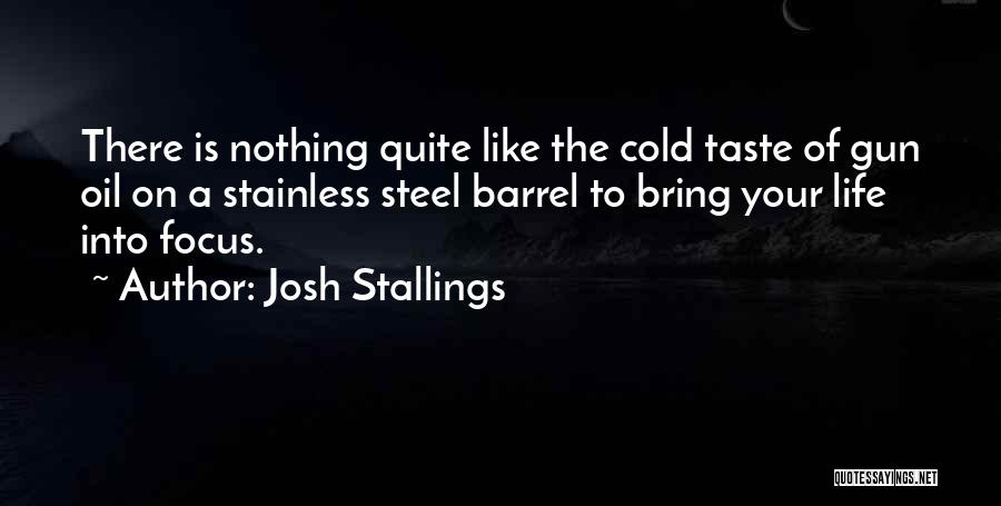Barrel Of A Gun Quotes By Josh Stallings