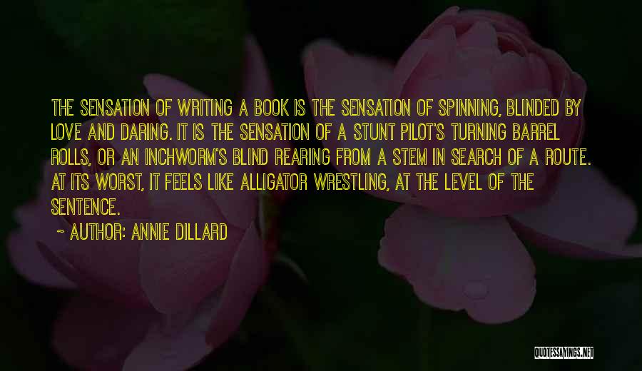 Barrel Quotes By Annie Dillard