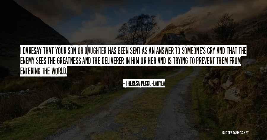 Barrenness And Infertility Quotes By Theresa Pecku-Laryea Barrenness And Infertility Quotes By Theresa Pecku-Laryea