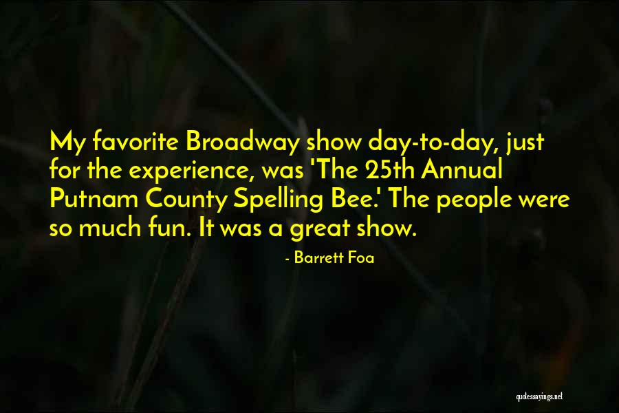 Barrett Quotes By Barrett Foa